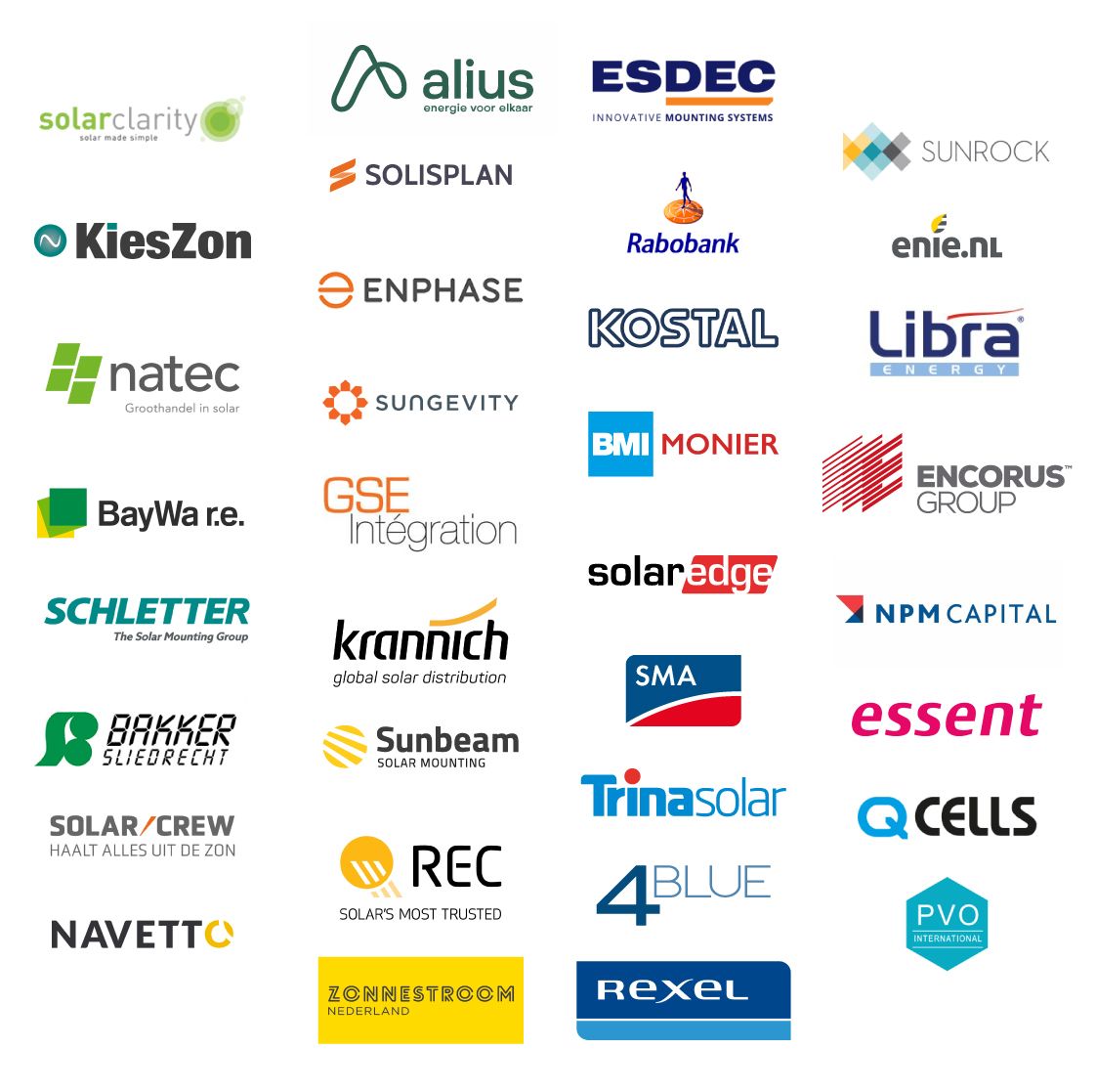 Enkele van onze licentiehouders